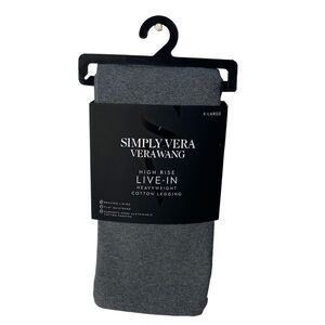 SIMPLY VERA VERA WANG XLarge Heather Gray Cozy Heavyweight Leggings